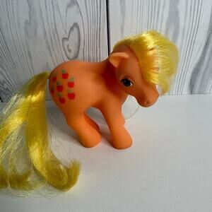 My Little Pony APPLEJACK G1 1983 Hong Kong MLP Toy Horse Figure Vintage Hasbro